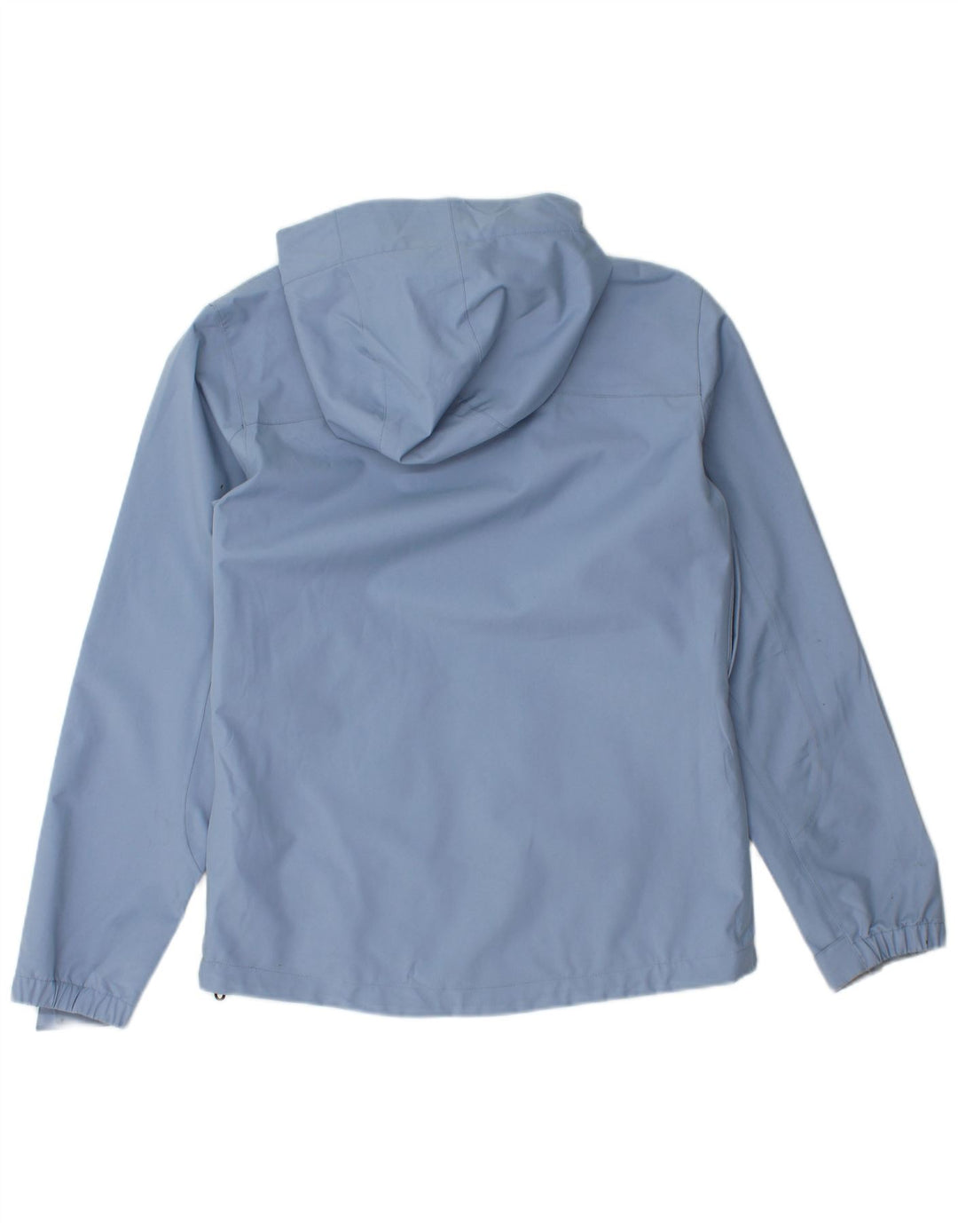 KAPPA Womens Hooded Rain Jacket UK 14 Medium Blue Polyester