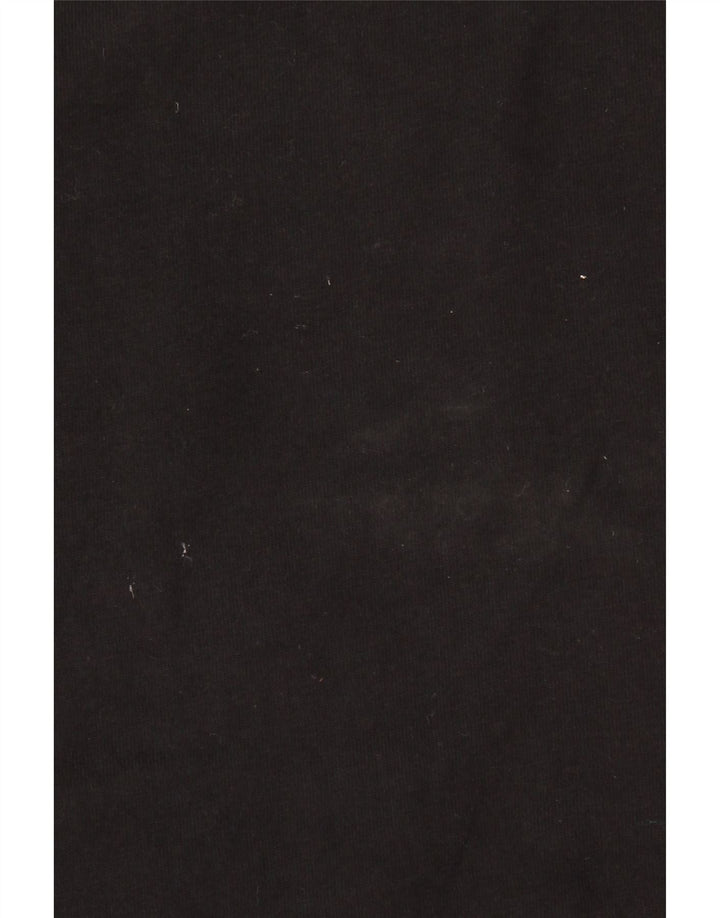 CHAMPION Top da uomo a maniche lunghe in cotone nero medio