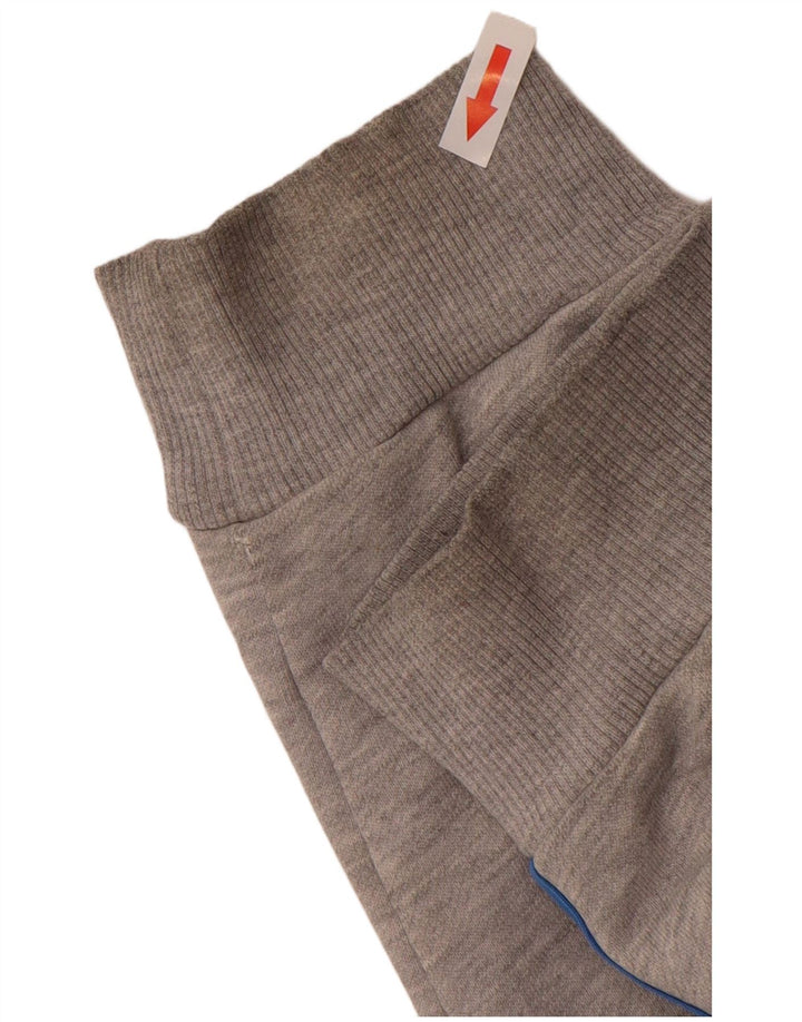 Maglione con cappuccio e zip ADIDAS da uomo XL in cotone grigio