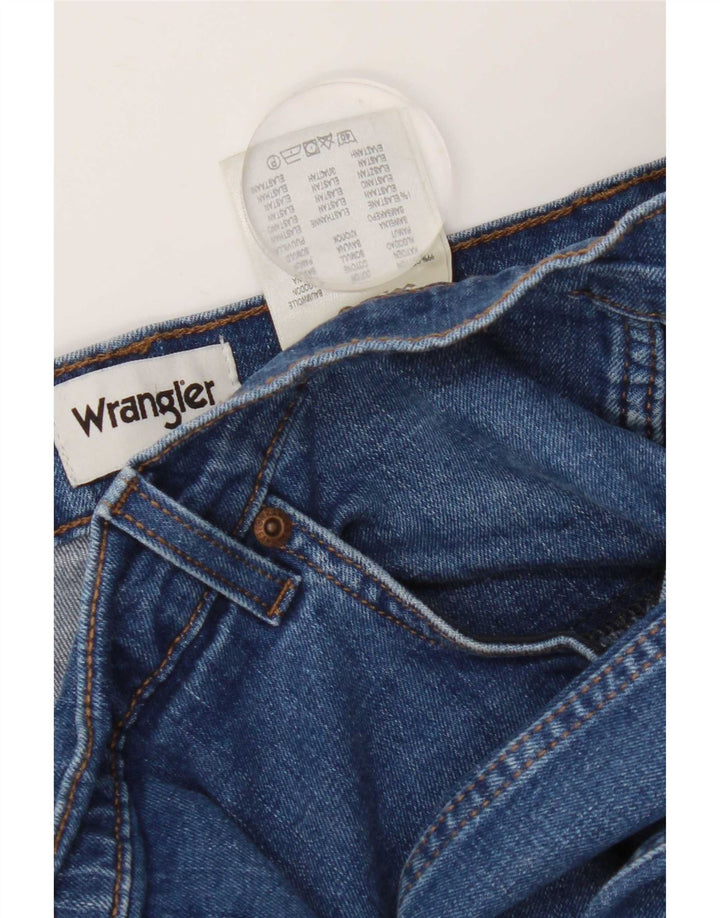 Jeans dritti da uomo Wrangler Texas W44 L32 cotone blu