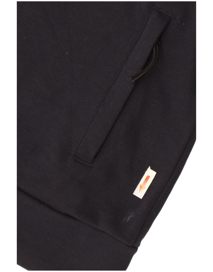 Giacca da tuta da uomo Superdry in cotone color block medio nero