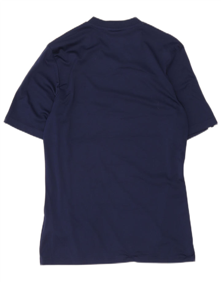Maglietta Adidas da uomo Top Small in poliestere blu navy