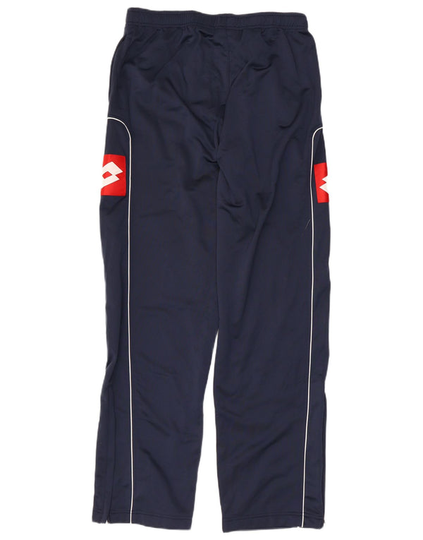 Pantaloni da tuta con grafica da uomo Lotto Large in poliestere blu navy