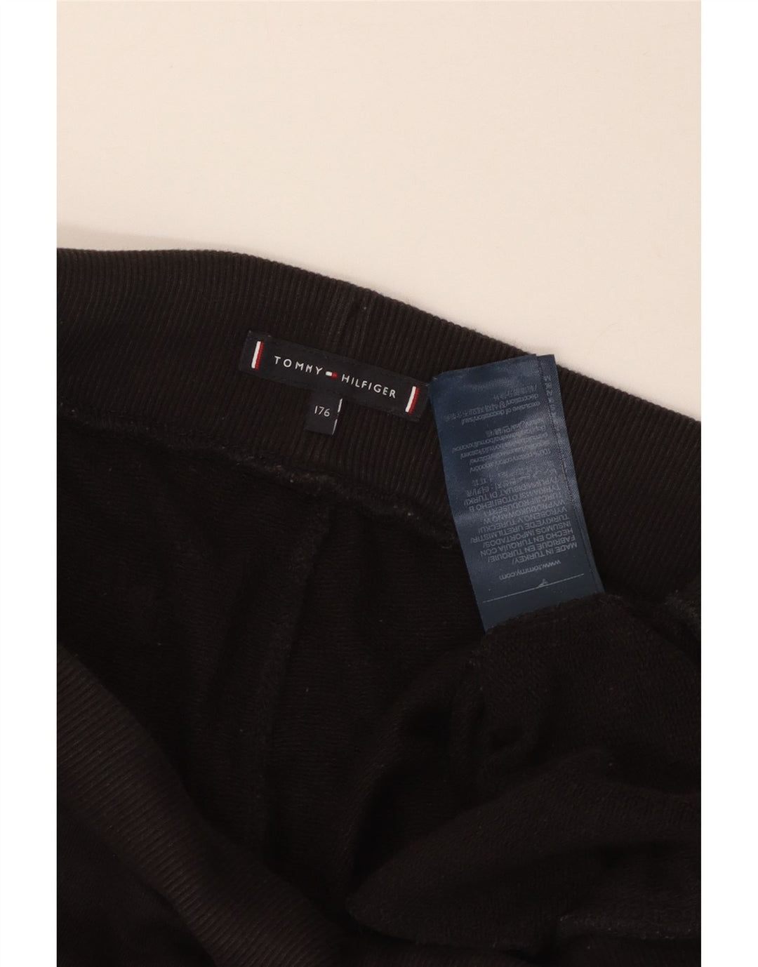 TOMMY HILFIGER Pantaloni da tuta con grafica da ragazzo Joggers 15-16 anni neri