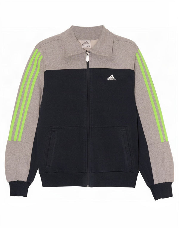 Giacca da tuta da uomo Adidas UK 36/38 Small Blu Navy Colourblock