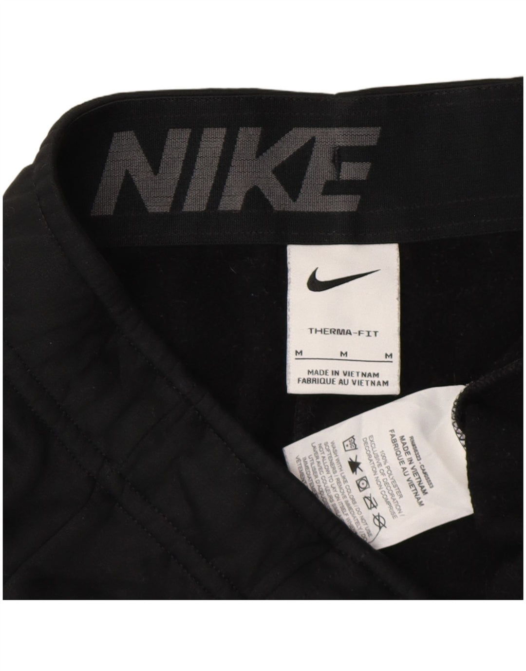 Pantaloni da jogging Nike Therma-Fit Graphic da uomo, colore medio nero