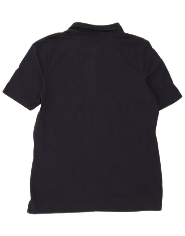 Polo da donna vestibilità regolare Tommy Hilfiger UK 12 cotone medio blu navy