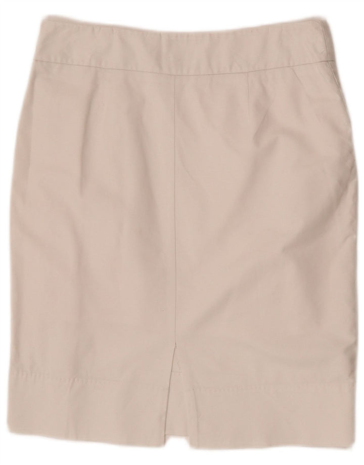 Gonna dritta da donna Tommy Hilfiger US 6 media W29 cotone bianco