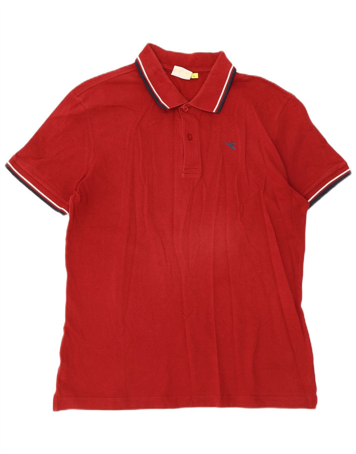 Polo Diadora Uomo Large Bordeaux