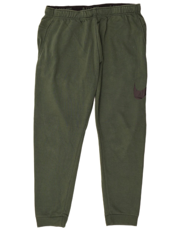NIKE Pantaloni da tuta da uomo Dri Fit Standard Fit Joggers Large Verde