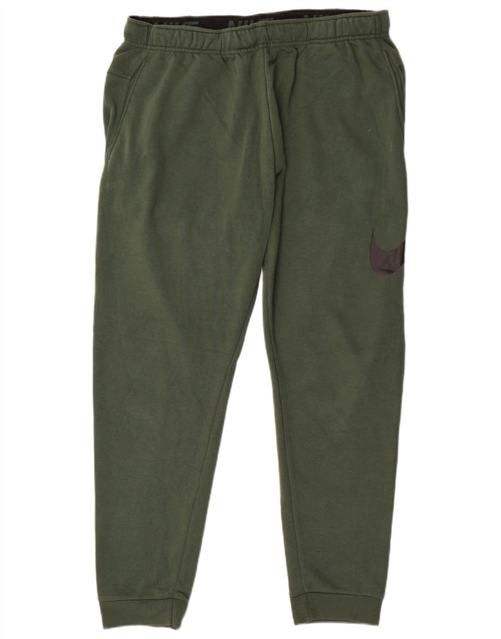 NIKE Pantaloni da tuta da uomo Dri Fit Standard Fit Joggers Large Verde