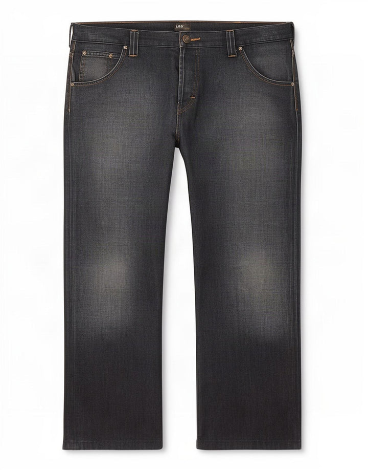 Jeans dritti da uomo Flint Lee W38 L28 cotone blu navy