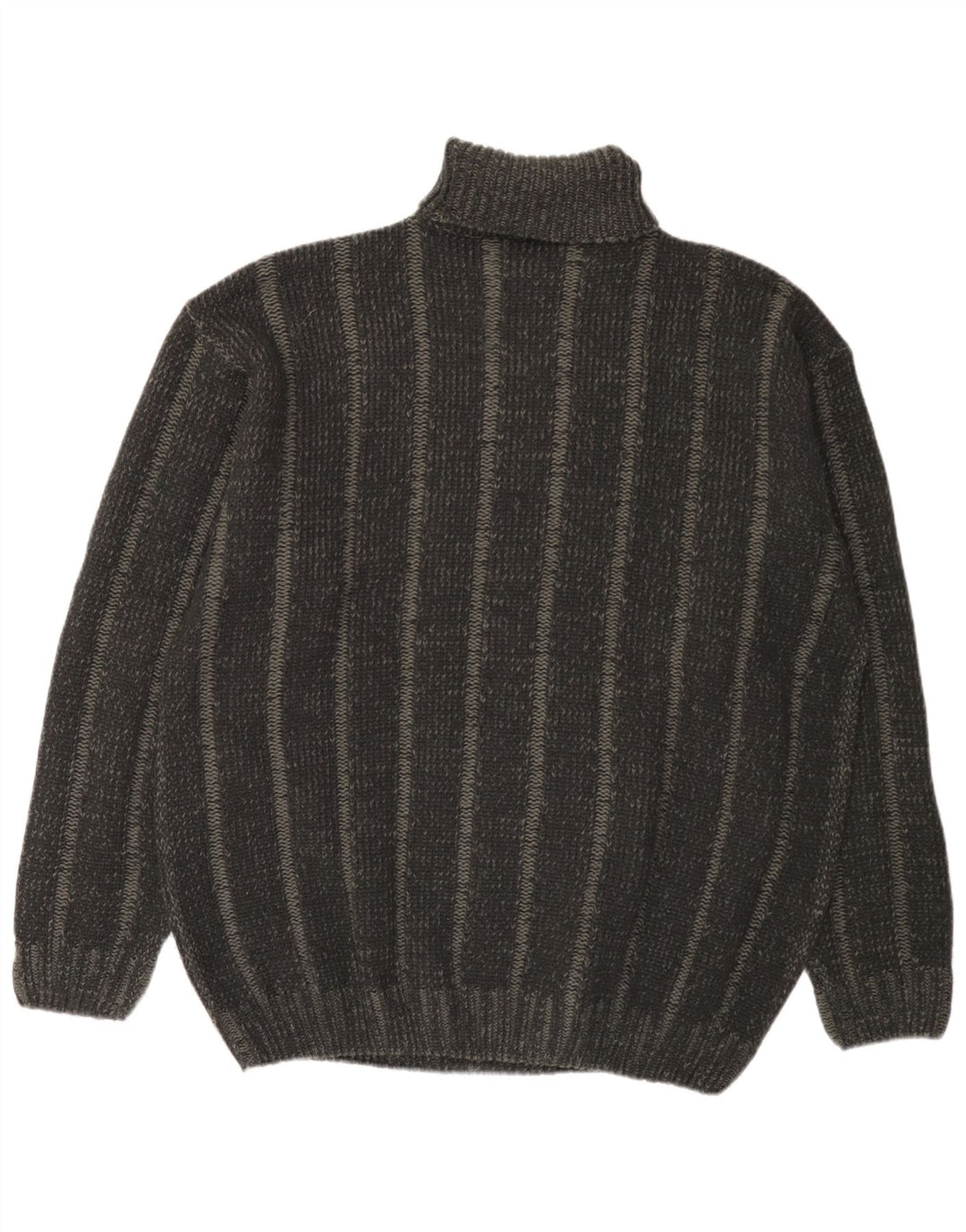 Maglione maglione a collo alto da uomo Canda 2XL grigio a rombi/acrilico diamante