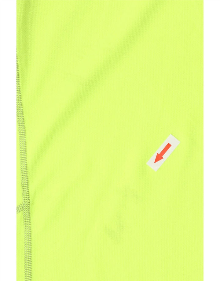 T-shirt da uomo Nike Dri Fit Top in poliestere giallo medio