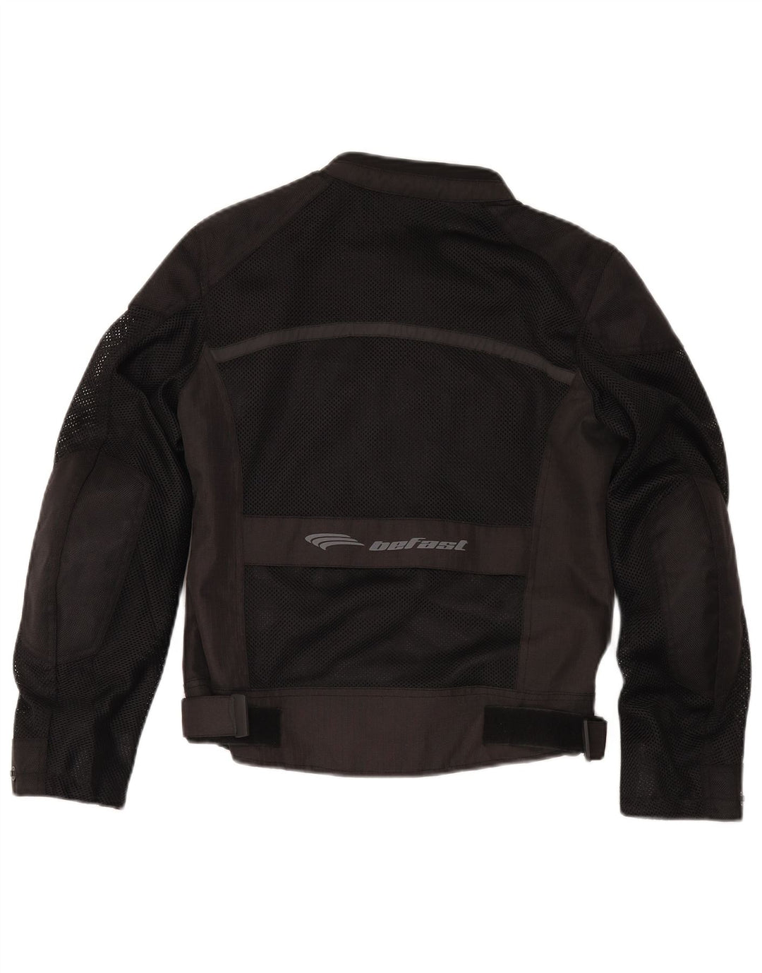 Giacca da corsa grafica Befast Motorstyle da donna UK 14 poliestere nero medio