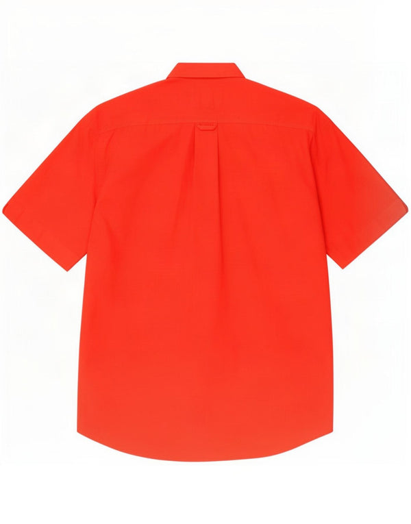 Camicia a maniche corte da uomo Levi's in cotone rosso medio