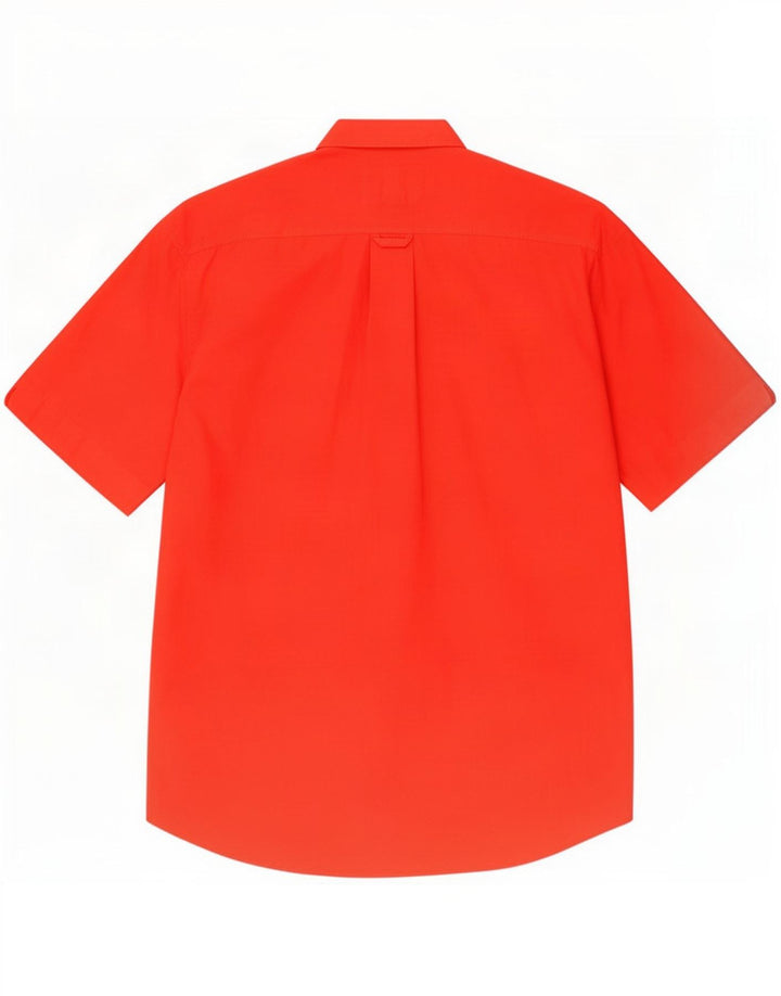 Camicia a maniche corte da uomo Levi's in cotone rosso medio