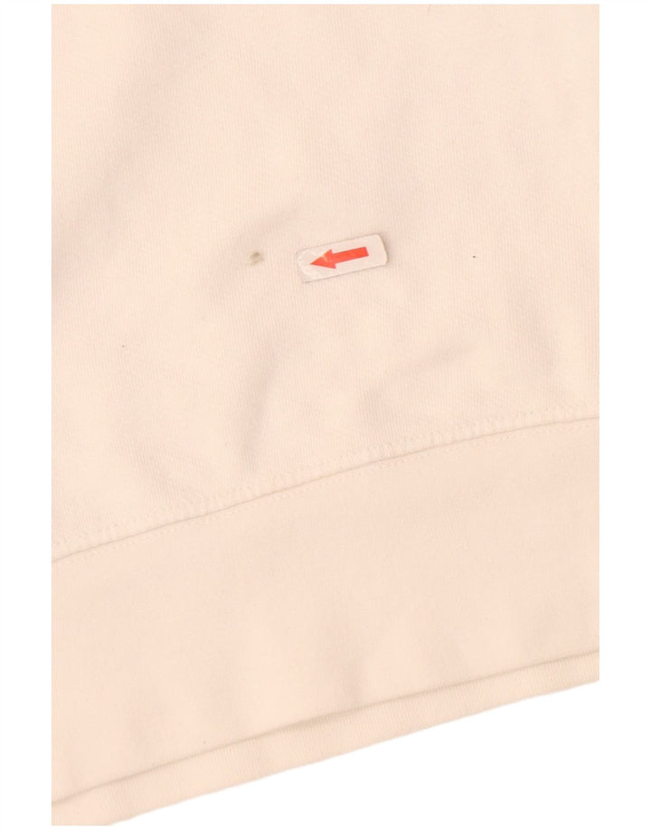 Felpa oversize da uomo Zara, maglione grande bianco