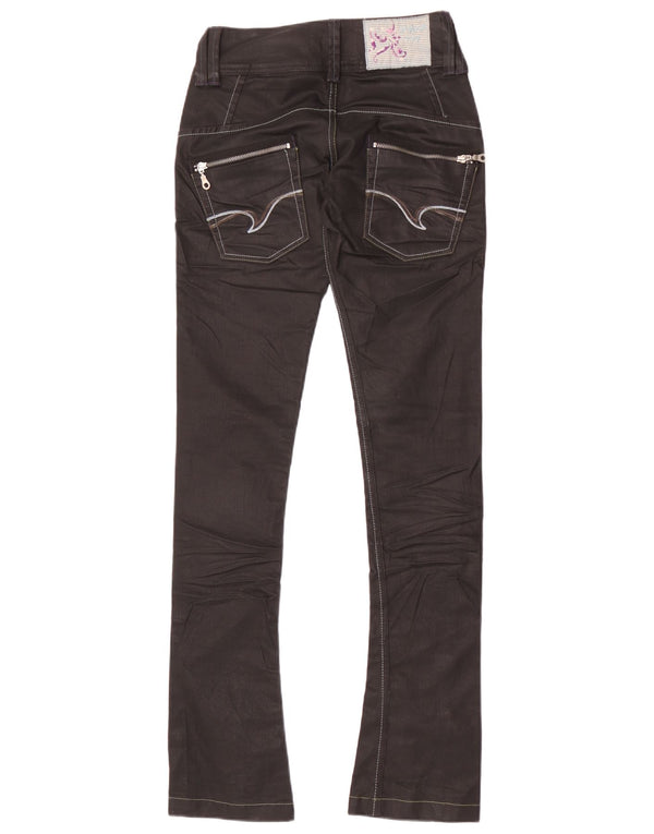 Jeans skinny Trafaluc da donna Zara EU 36 XS W26 L35 cotone nero