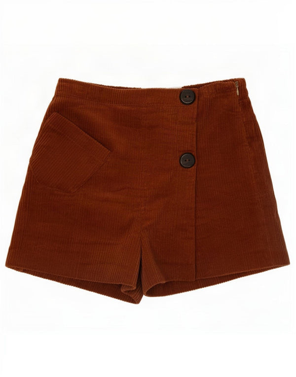 Pantaloncini di velluto a coste per ragazze Zara 13-14 anni W24 Marrone