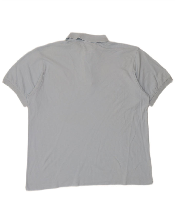Polo da uomo Lacoste taglia 6 XL in cotone blu