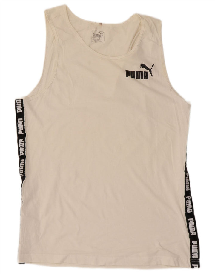 Canotta grafica da uomo Puma Medium White Colourblock