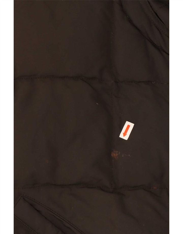 Fay Giacca imbottita da uomo con vestibilità ampia con cappuccio UK 40 Large Marrone