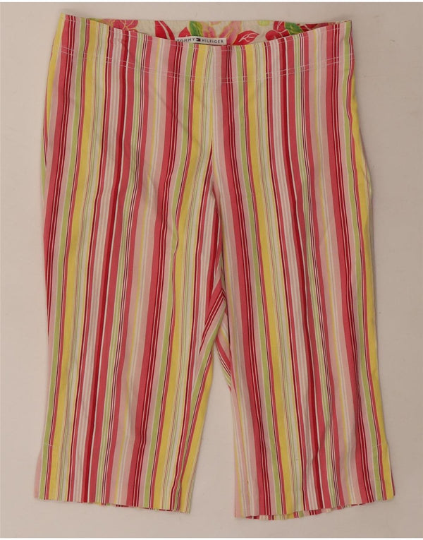 TOMMY HILFIGER Bermuda da donna W30 medio a righe multicolore