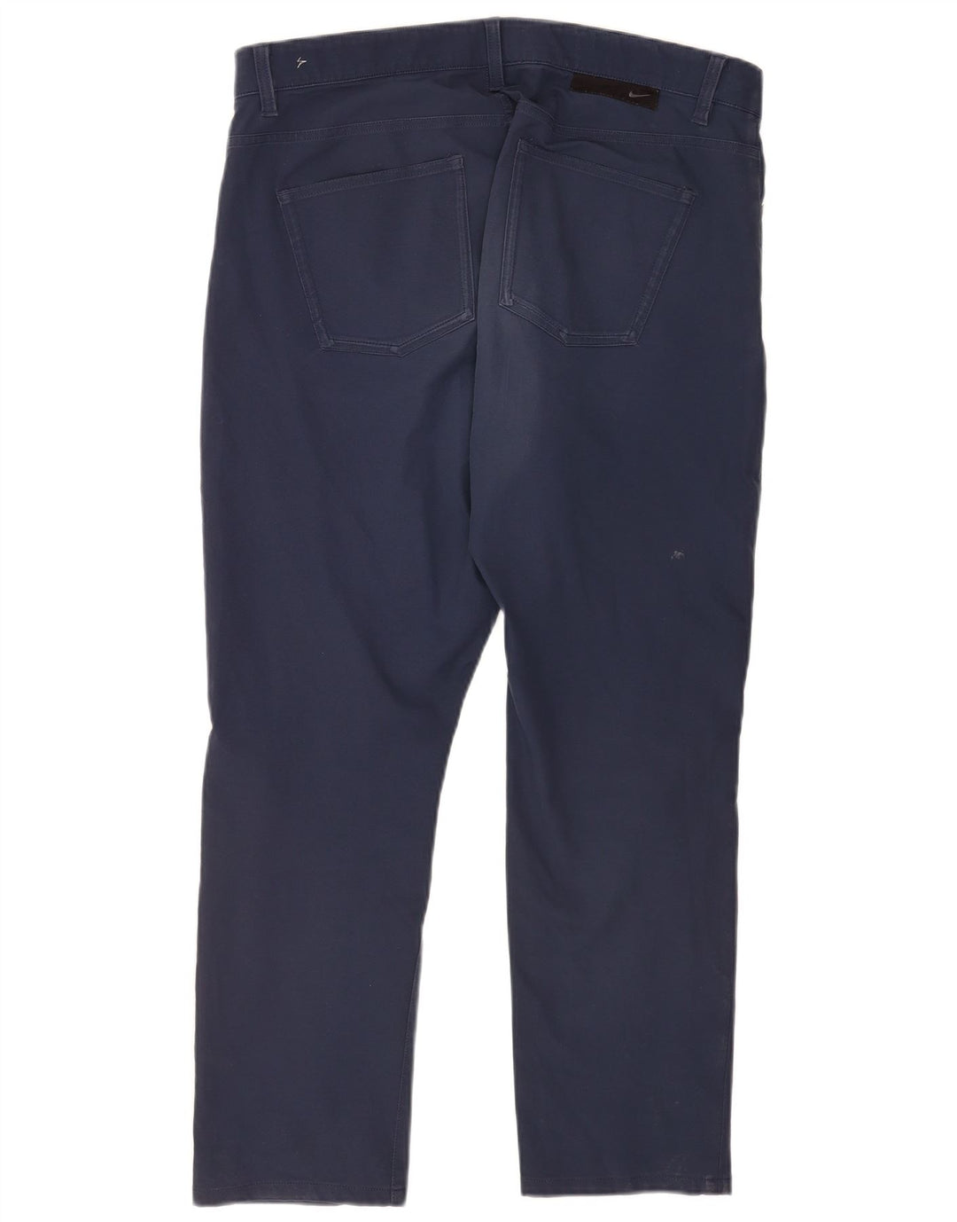 Pantaloni casual dritti Nike da uomo W36 L27 poliestere blu navy