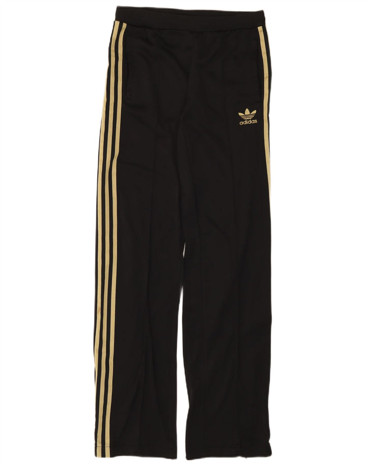 Pantaloni della tuta da donna Adidas UK 8 Small nylon nero