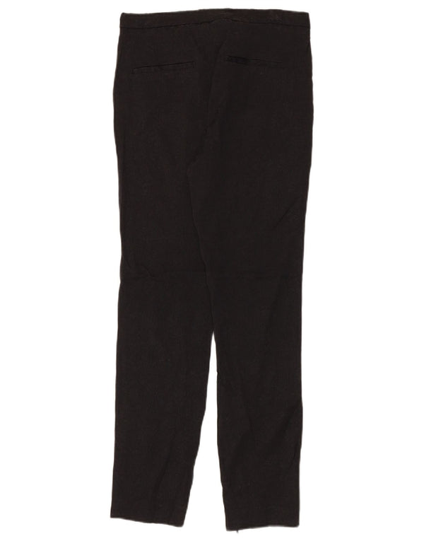 Pantaloni skinny casual da donna Zara piccoli W27 L28 viscosa floreale nera