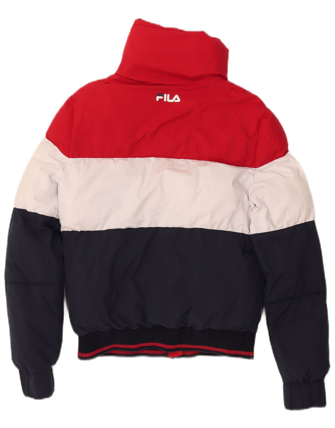 Giacca imbottita oversize da donna Fila UK 10 Small multicolore Colourblock