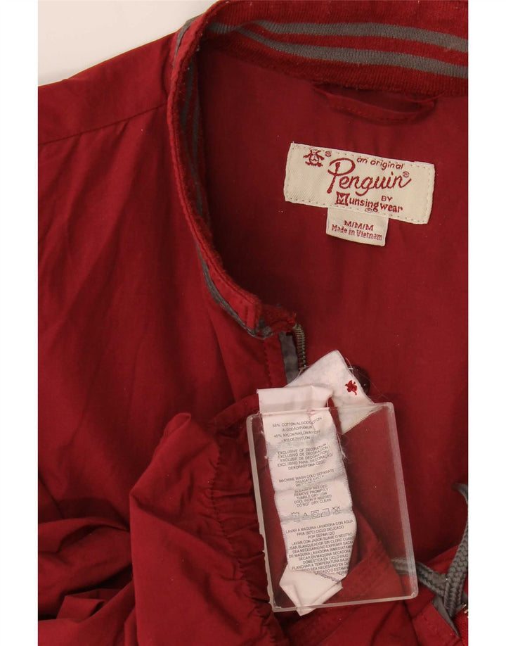Giubbotto bomber da uomo Penguin UK 38 cotone bordeaux medio