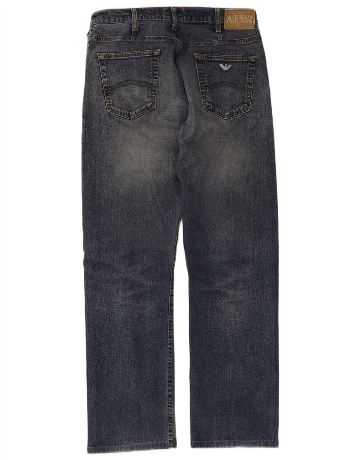 Jeans dritti da uomo Armani W34 L30 Blu