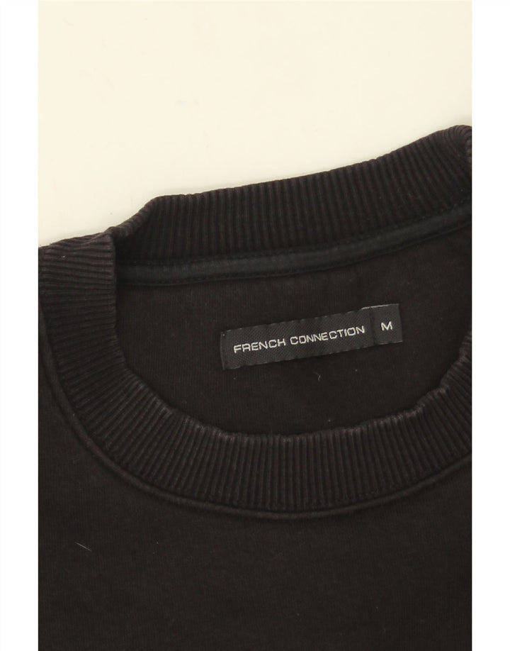 FRENCH CONNECTION Felpa da uomo Maglione medio nero