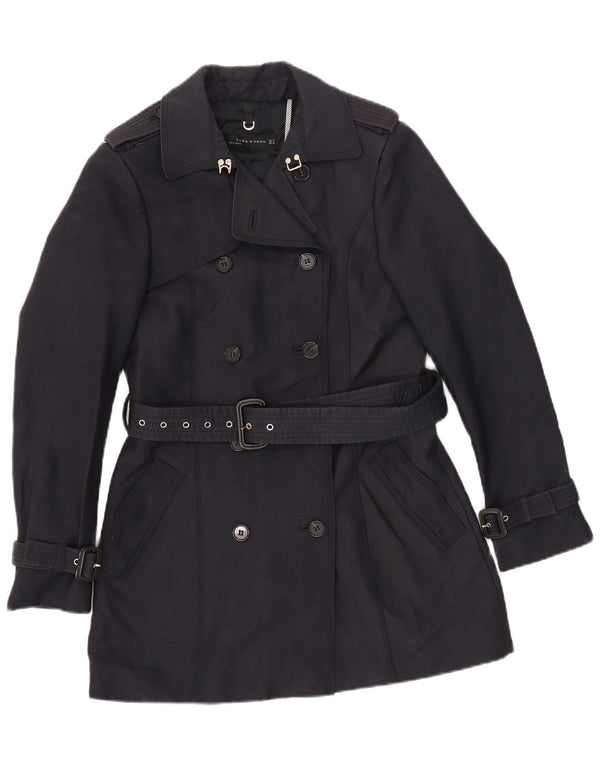 Trench da donna Zara UK 12 medio blu navy
