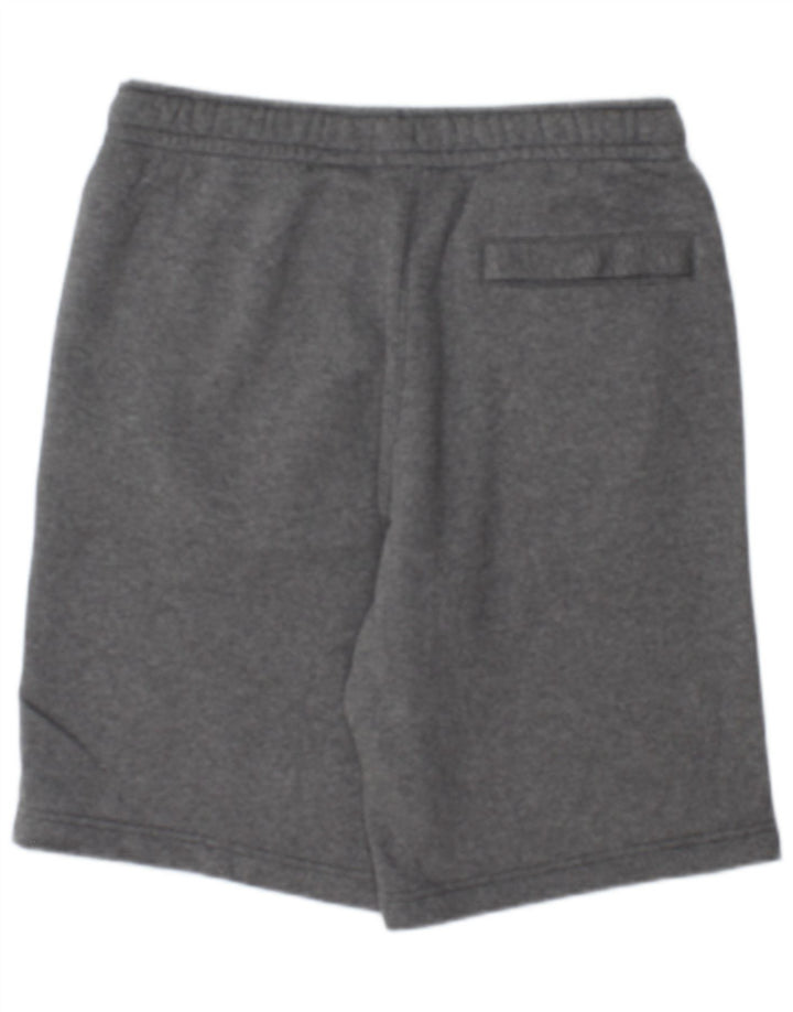 Pantaloncini sportivi Nike da uomo in cotone screziato grigio medio