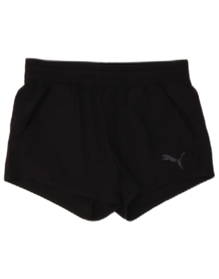 Pantaloncini sportivi PUMA per ragazze 13-14 anni in poliestere nero