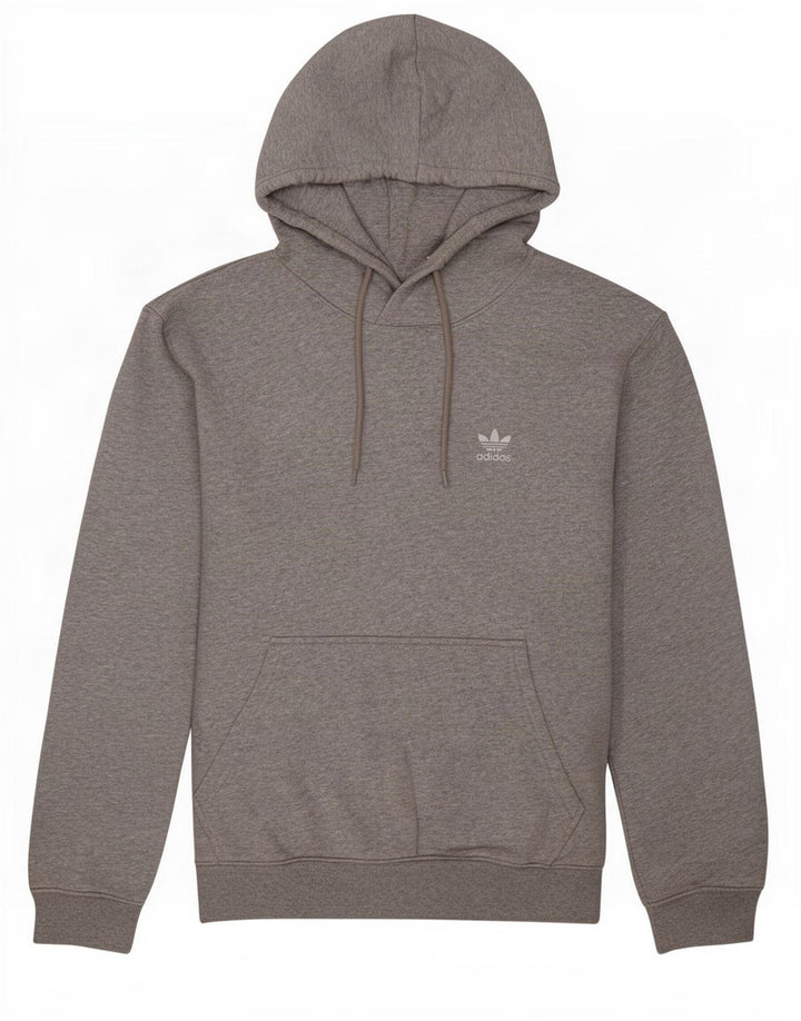 Felpa con cappuccio da uomo Adidas piccola grigia screziata
