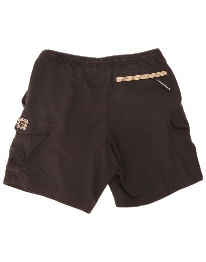 Pantaloncini cargo da uomo Jack Wolfskin grandi W34 neri