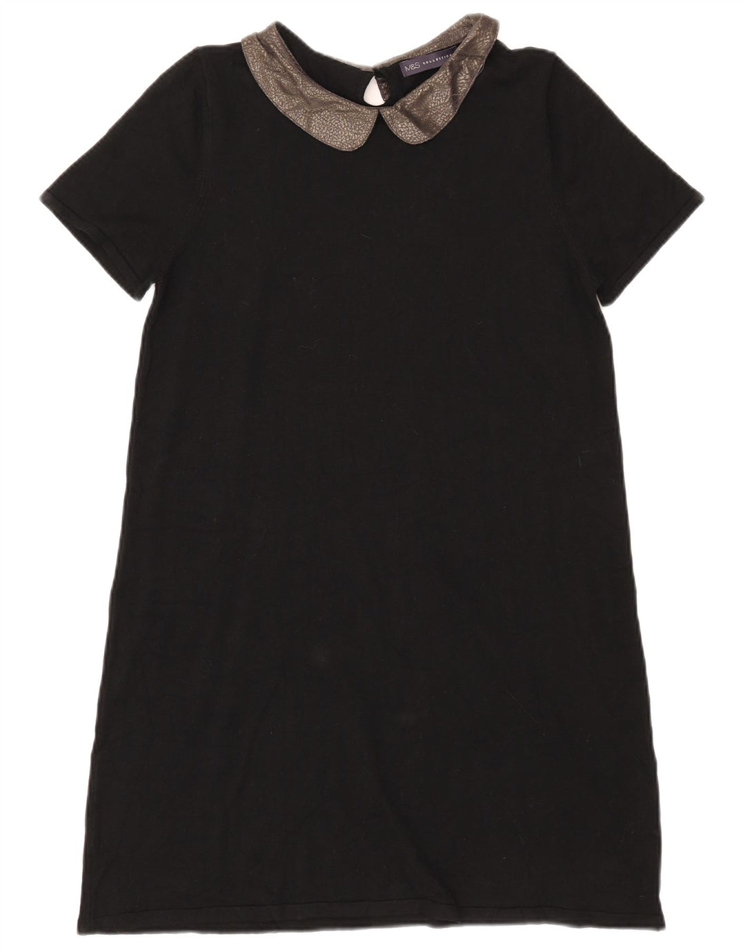 MARKS & SPENCER Abito basic da donna UK 14 medio nero