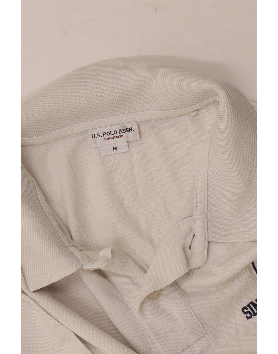 Polo Assn. degli Stati Uniti Camicia grafica da uomo di colore bianco medio