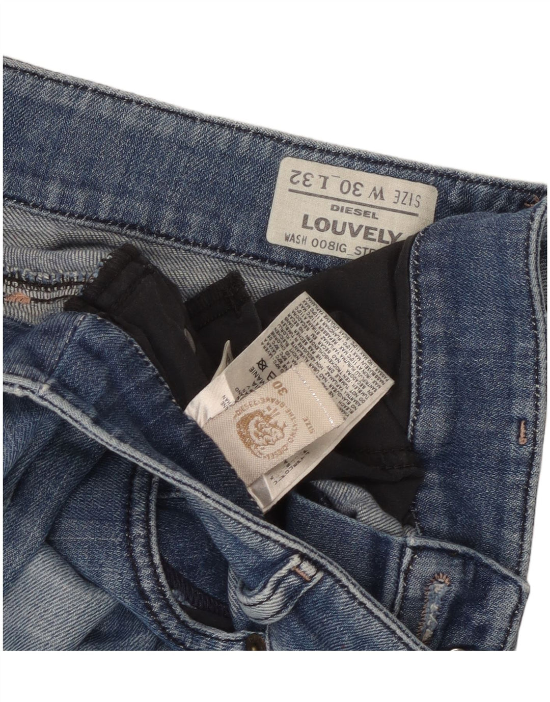 Jeans Louvely Slim da donna Diesel W30 L32 cotone blu