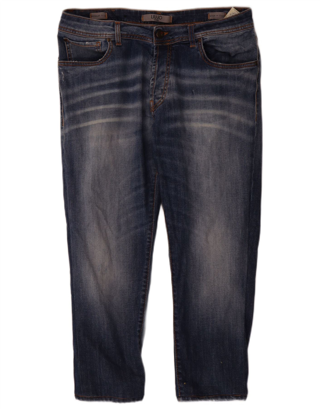 Jeans Liu Jo Uomo Regular Slim IT 49 Medio W34 L25 Blu Cotone
