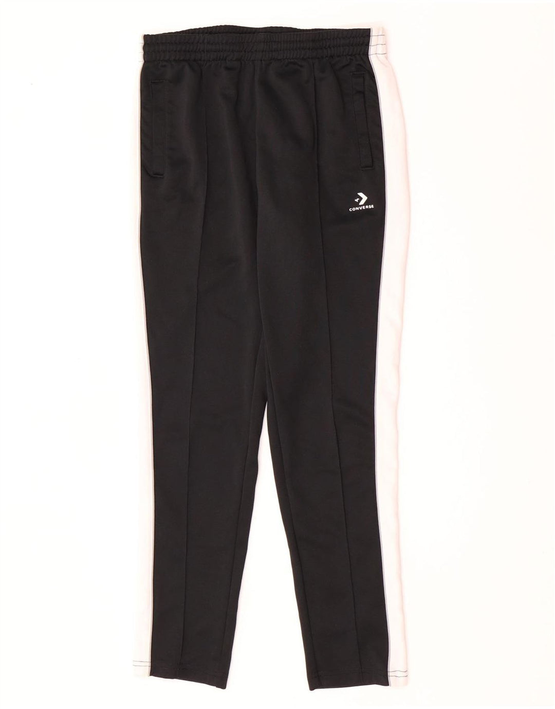 Pantaloni da tuta da donna Converse UK 8 Small Poliestere color block nero