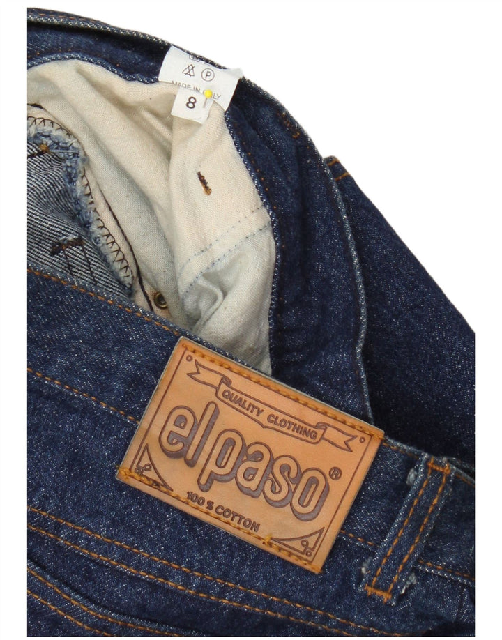 Gonna in denim da donna El Paso US 8 Medium W28 Cotone blu navy