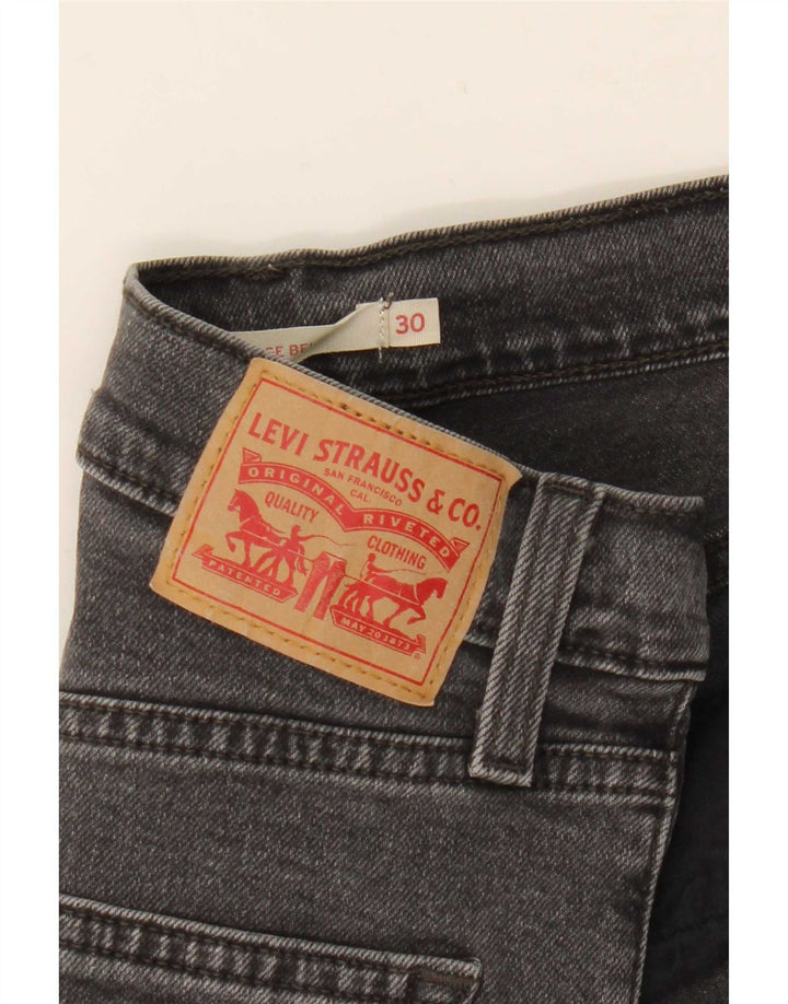 Jeans svasati a vita alta Levi's Ribcage da donna W30 L28 Grigi