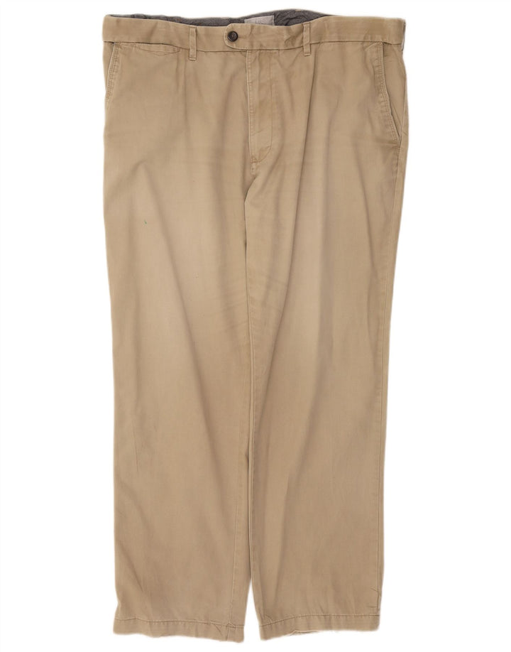 Pantaloni chino vestibilità regolare da uomo Marks & Spencer W40 L29 cotone beige