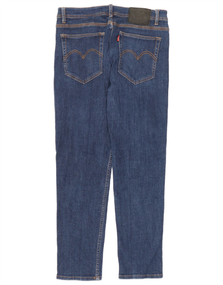 Jeans slim da uomo Levi's W32 L27 cotone blu navy