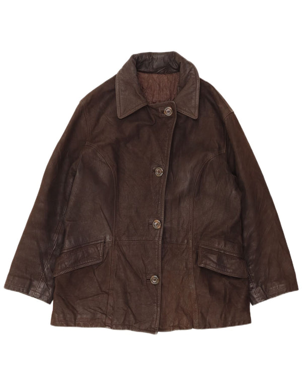 Giacca in pelle da donna RELISH IT 46 Large in pelle marrone